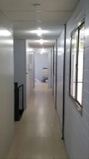 Refeitório modular de canteiro de obras