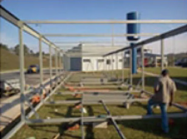 Estrutura externa de construção modular