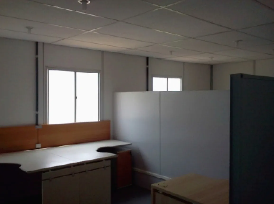 Ambiente modular pronto para utilização