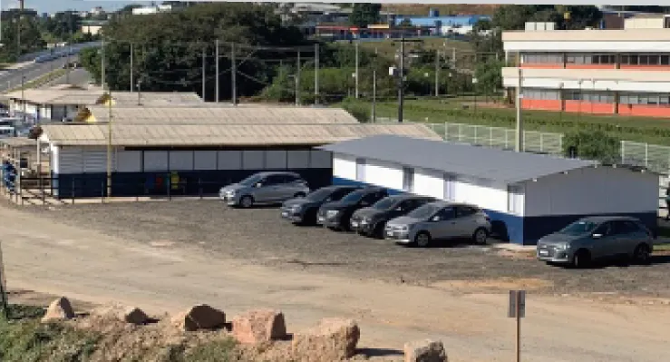 Estrutura modular para canteiro de obras - projeto 1
