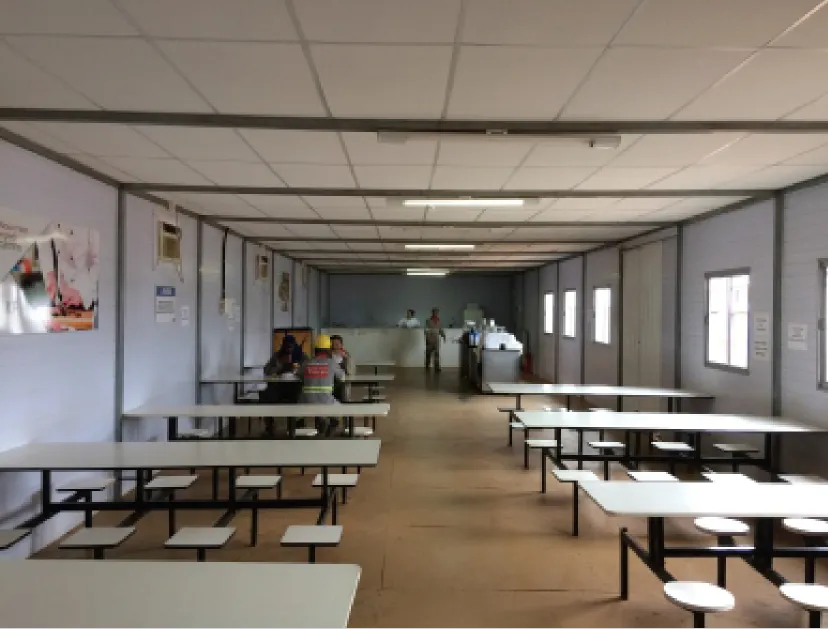 Estrutura modular para canteiro de obras - projeto 4