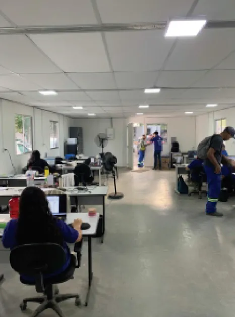 Estrutura modular para canteiro de obras - projeto 5