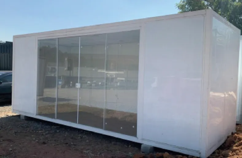 Container habitável para locação e venda - projeto 5