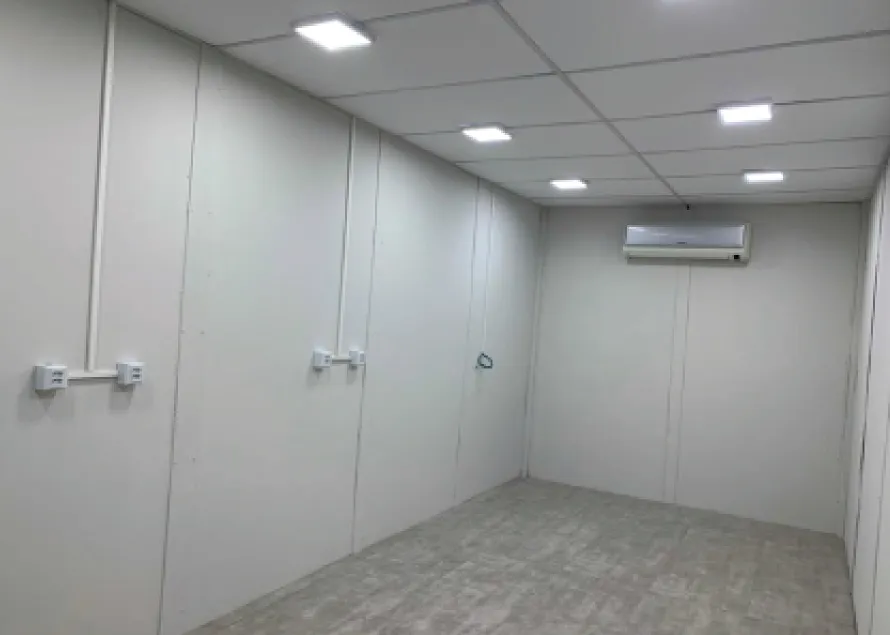 Interior climatizado de módulo habitável premium