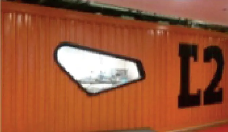 Container personalizado laranja