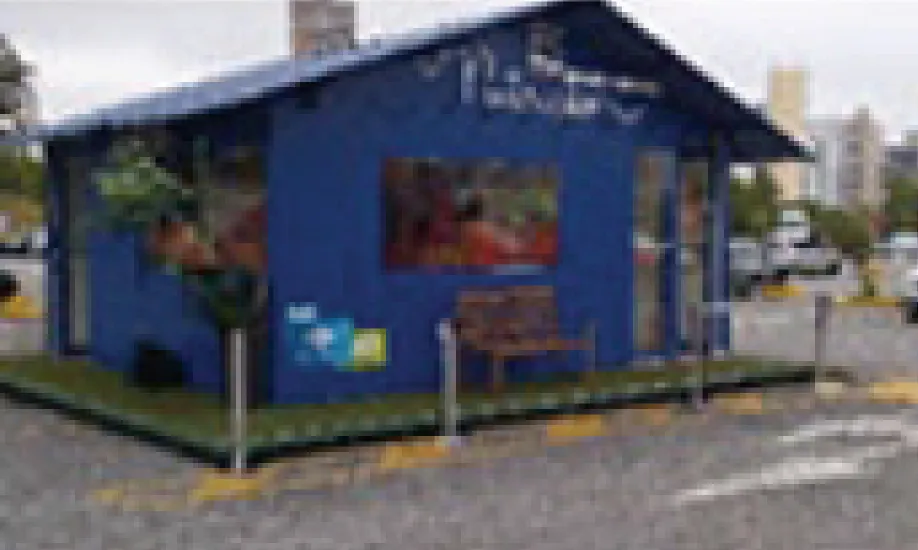 Espaço infantil em construção modular